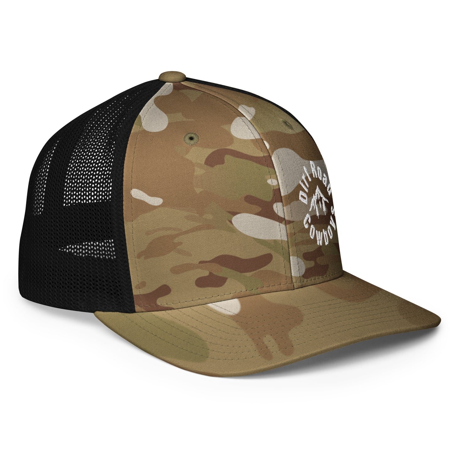 Closed-back trucker cap